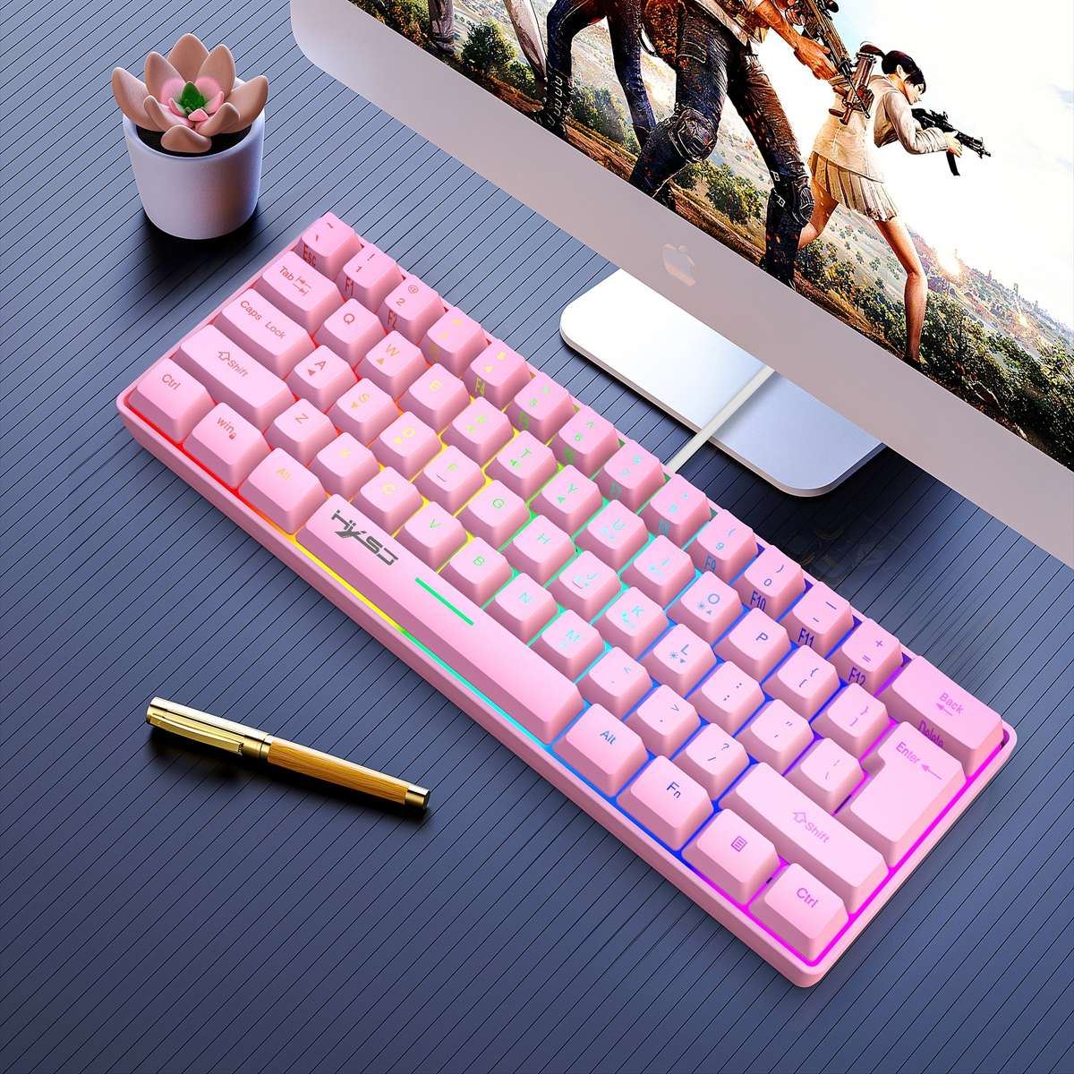 keyboard color Pink