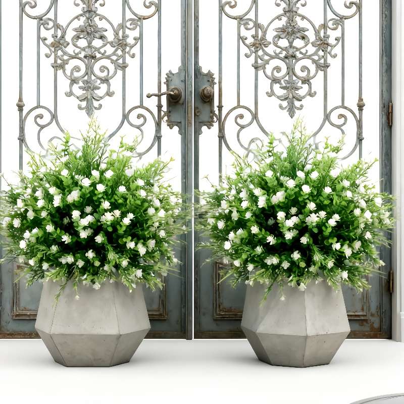 Simulated Flower Style Simulation Ground Flower Bouquet2Pcs