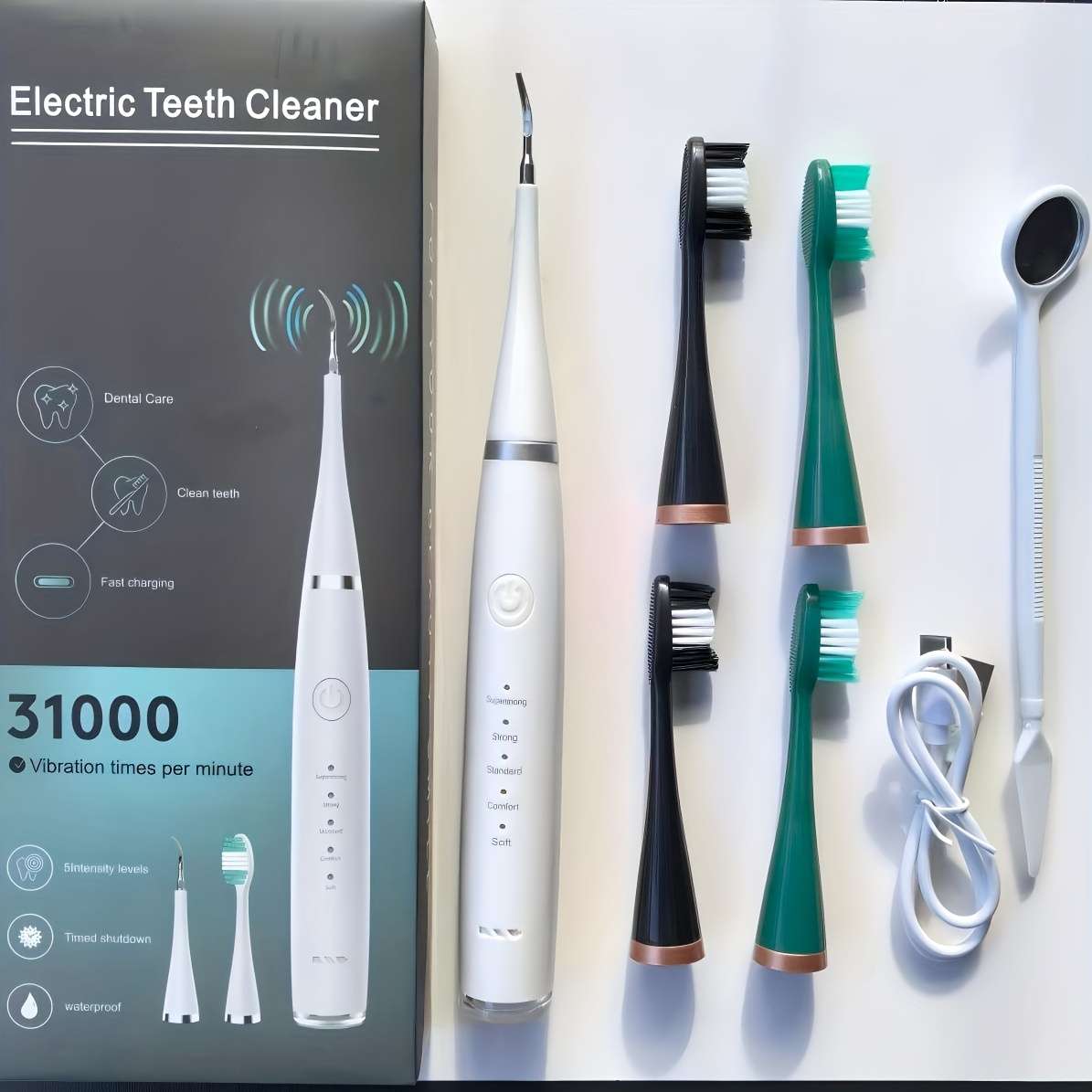 Dental Cleaner Color White Quantityhead 2H2L