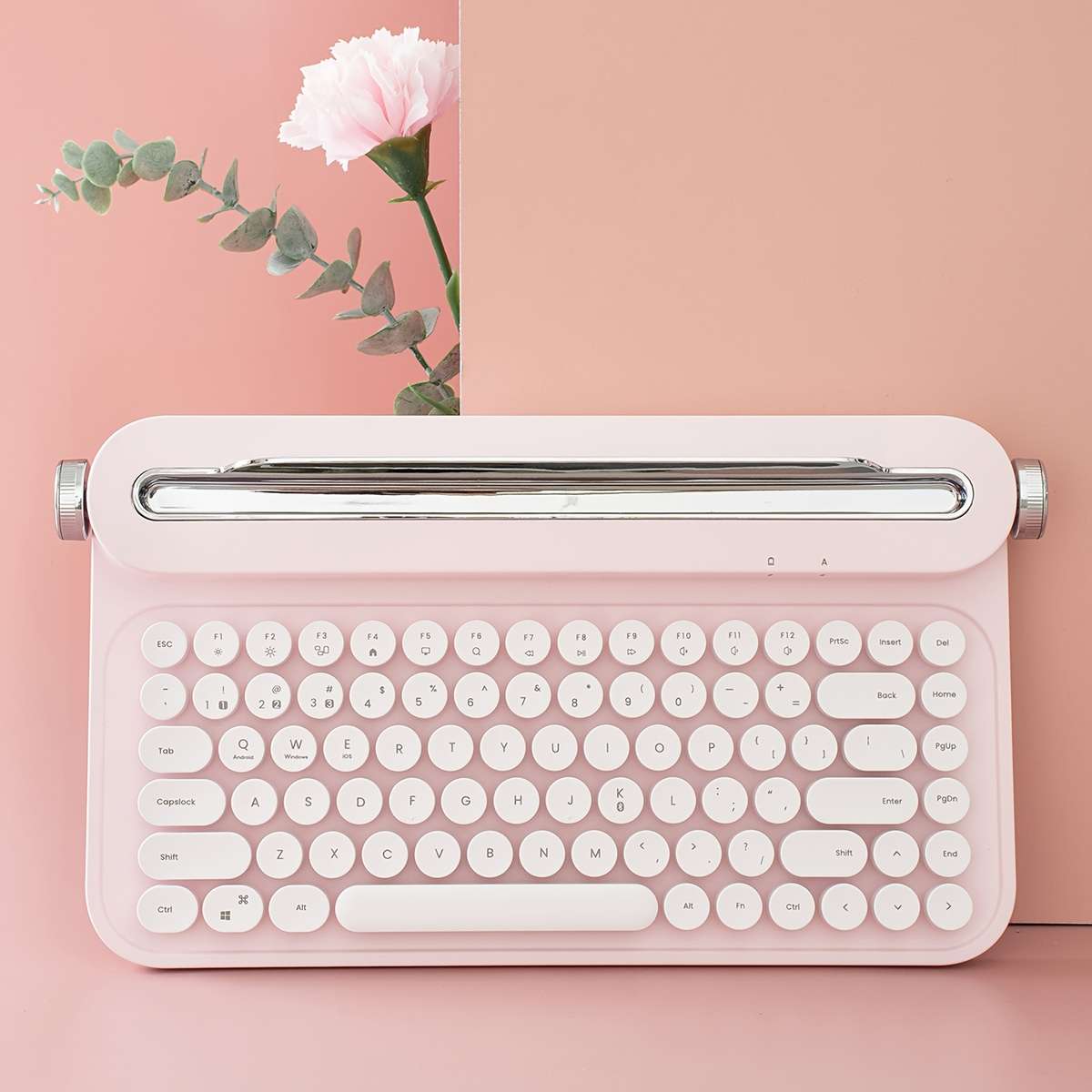 YUNZII B303 Pink Wireless Keyboard