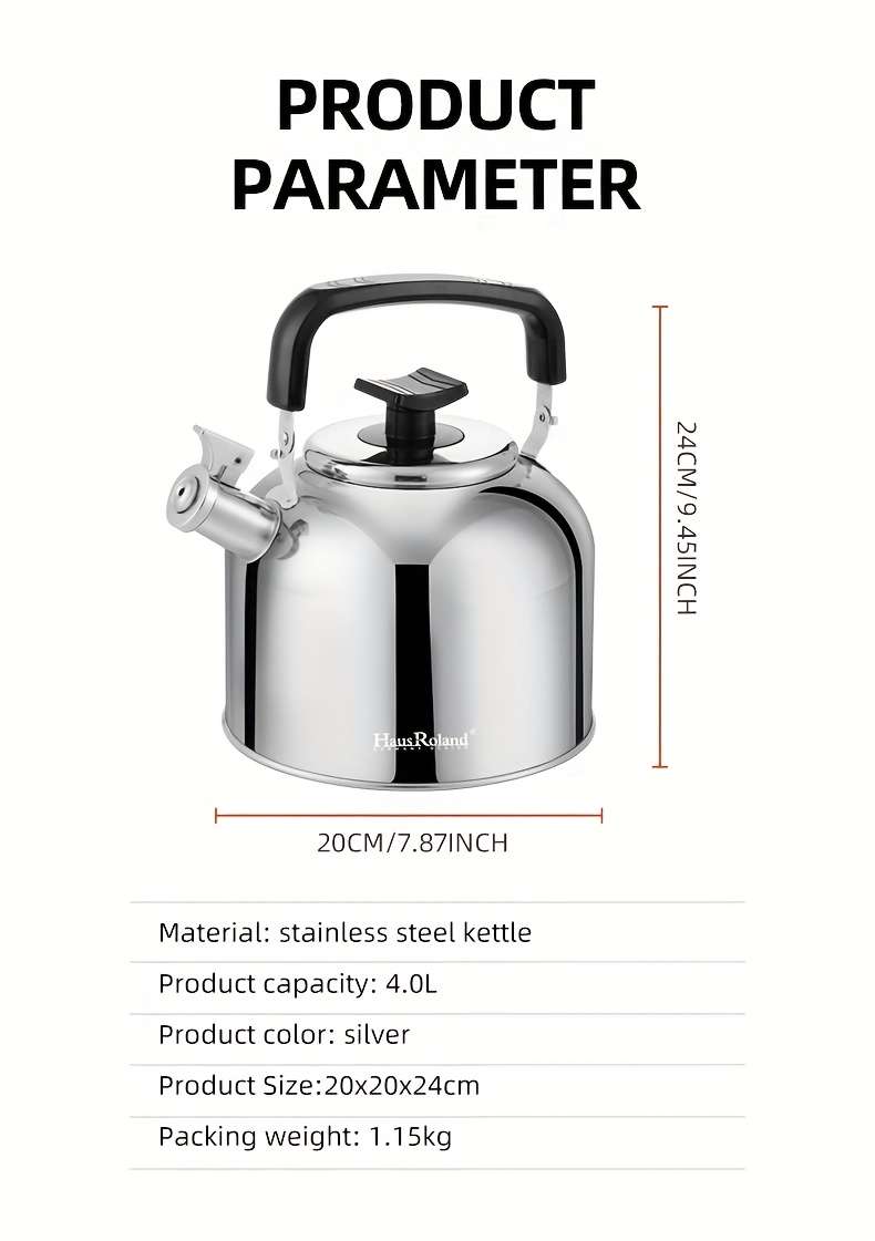 Kettle Capacity 7502 Mingyin Water Kettle 4 Liters