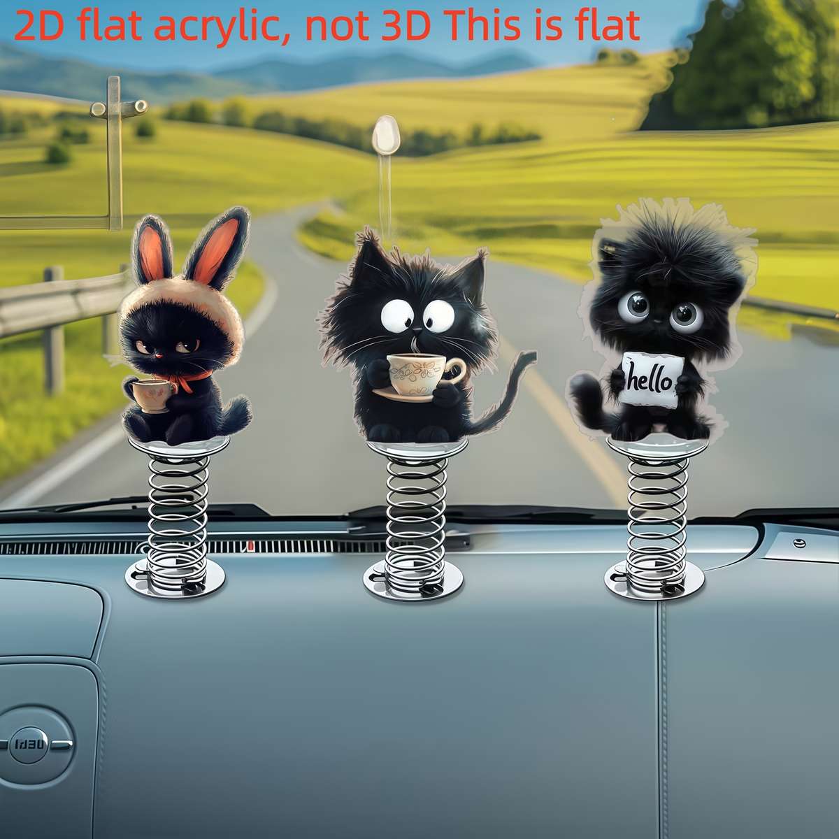 Car Interior Decor Model 3 Pcs