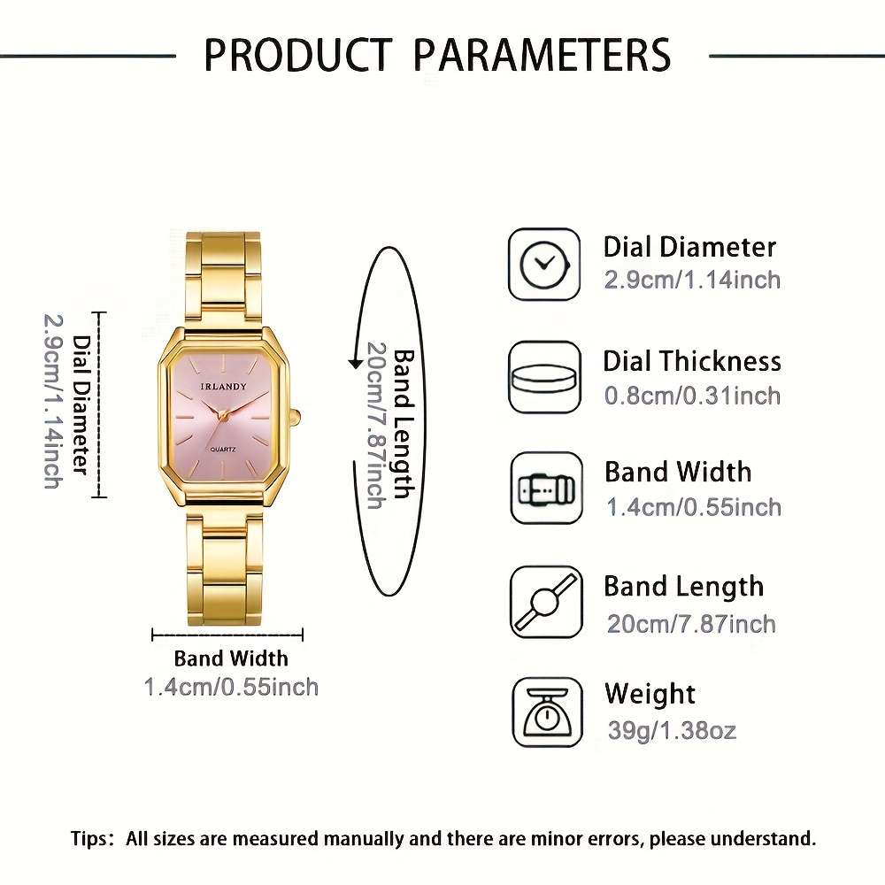 Pro Women Watch Heart Jewelry Silvery Black