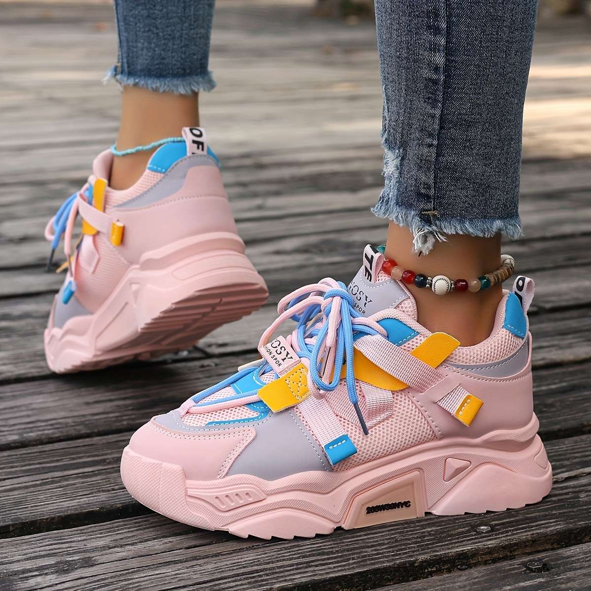 Women S Sneakers Color Orange Sizeuk 3.5
