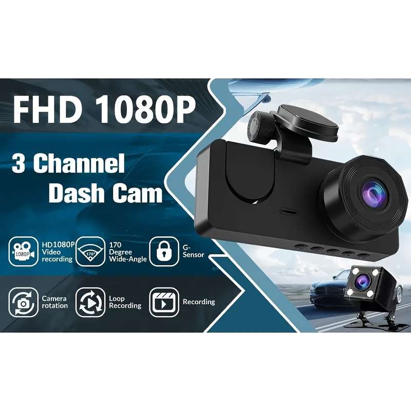 Dashcam Storage 3 Channels