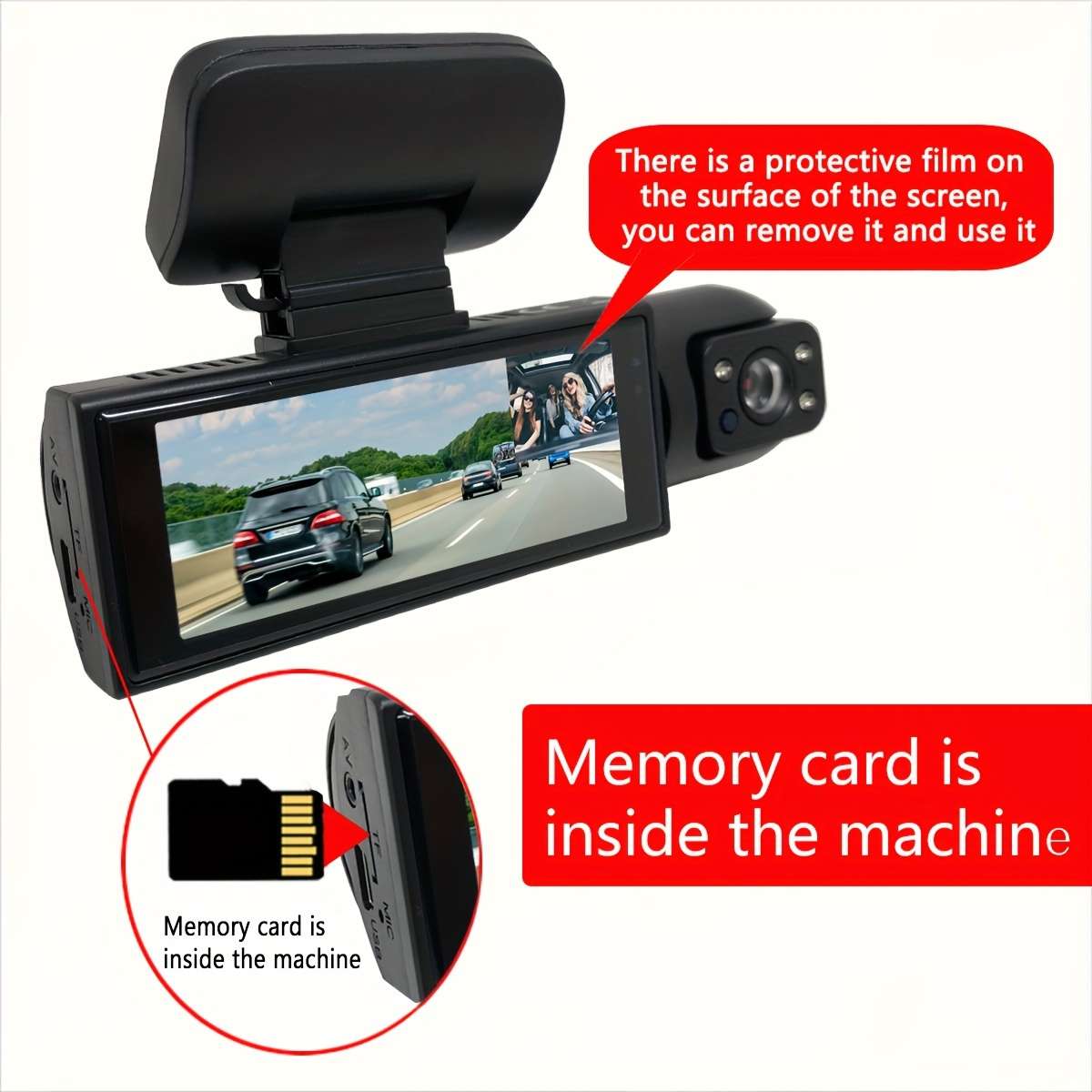Dashcam Items With 64Gb Card