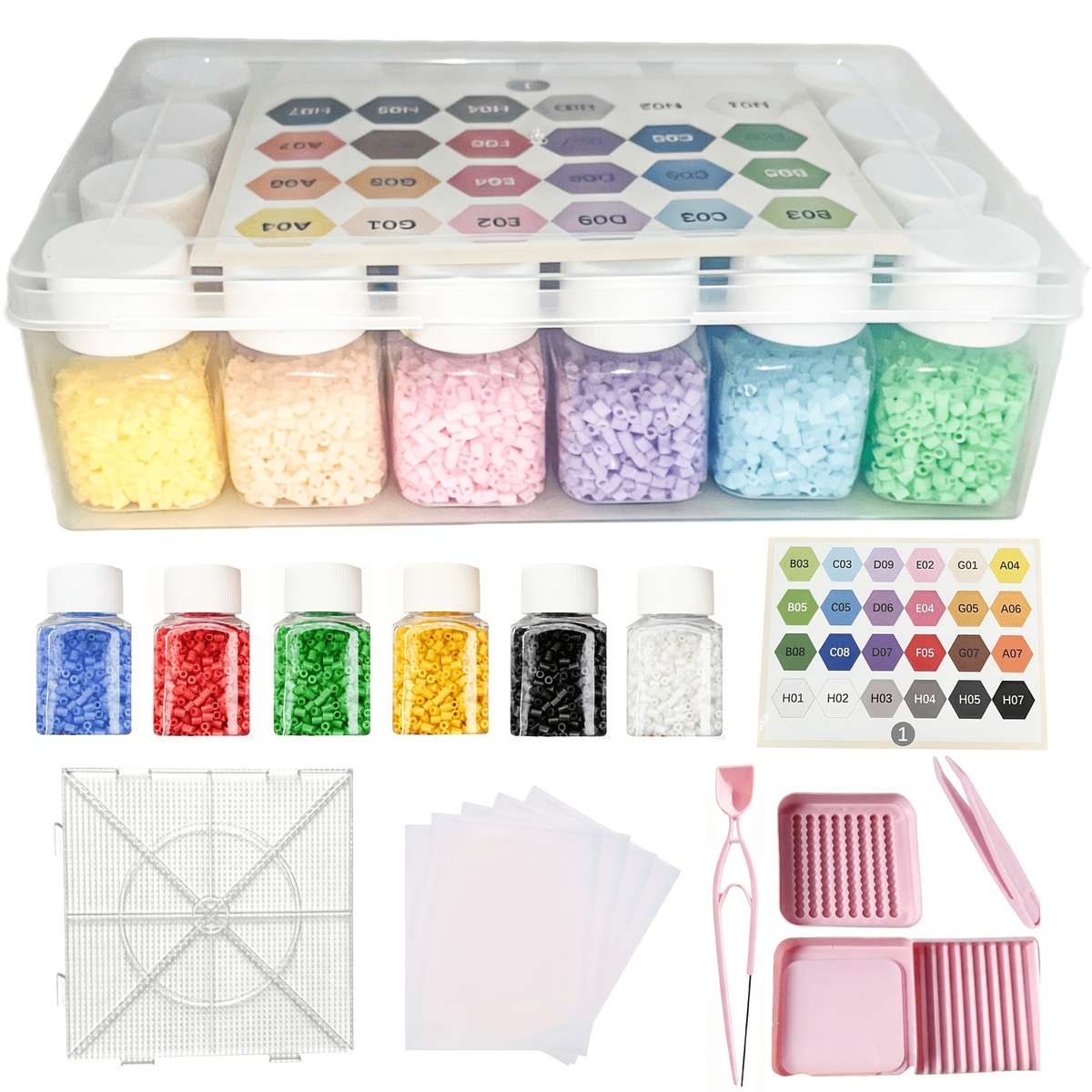 Perler Bead Set Colorful Series