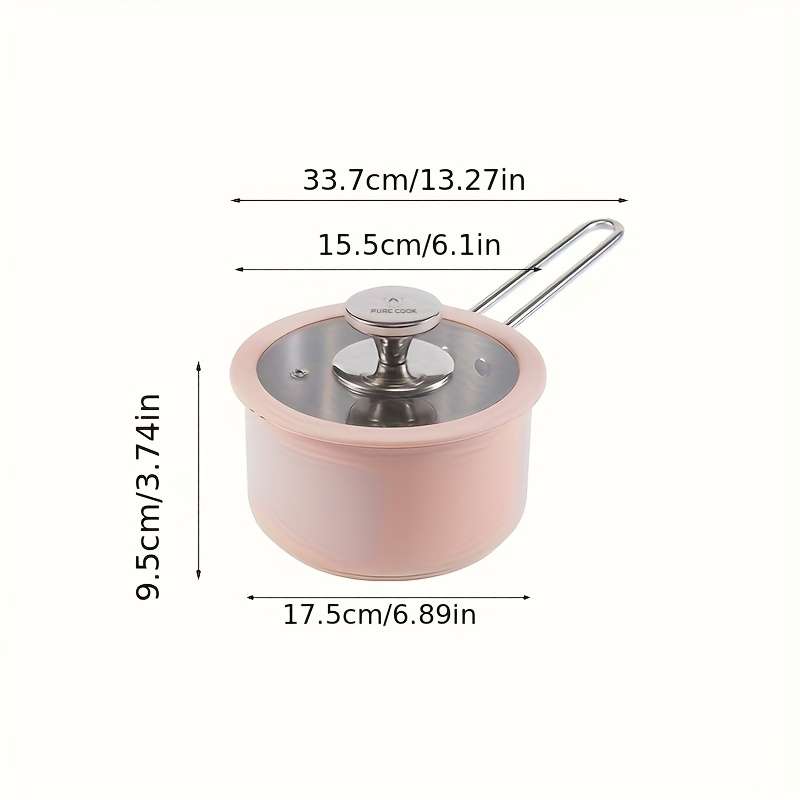Ultimate Pink Single Set Ceramic Coated Cookware Outdoor
