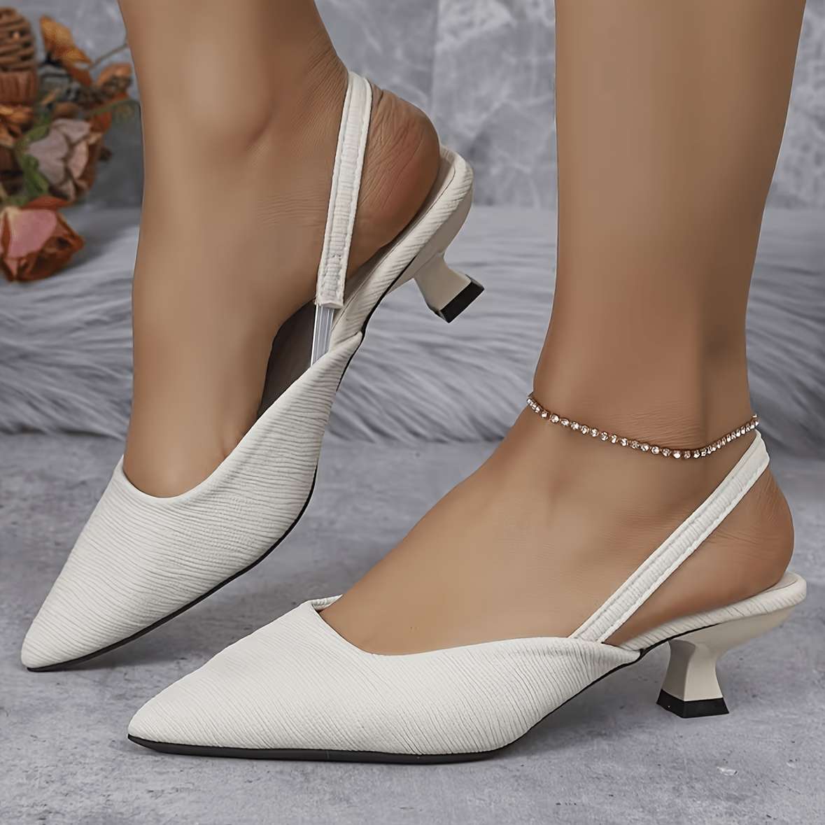 Women S High Heels Color White Sizeuk 7