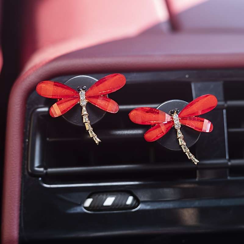 Car Interior Decor  2Pcs Black