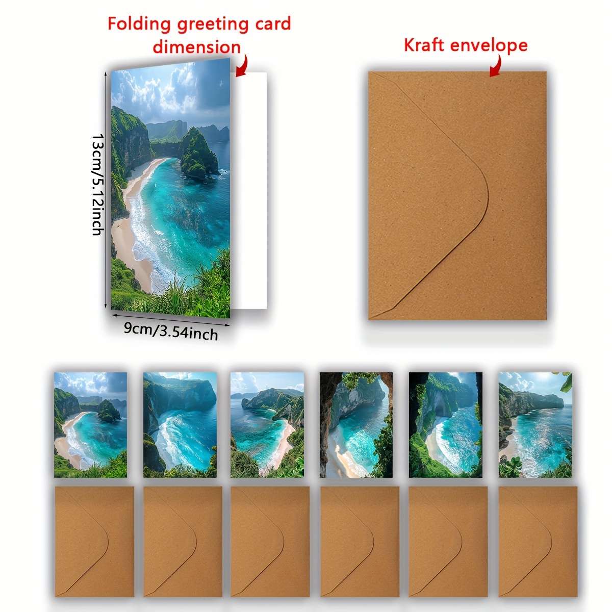 Greeting Cards Quantity 6Pcs
