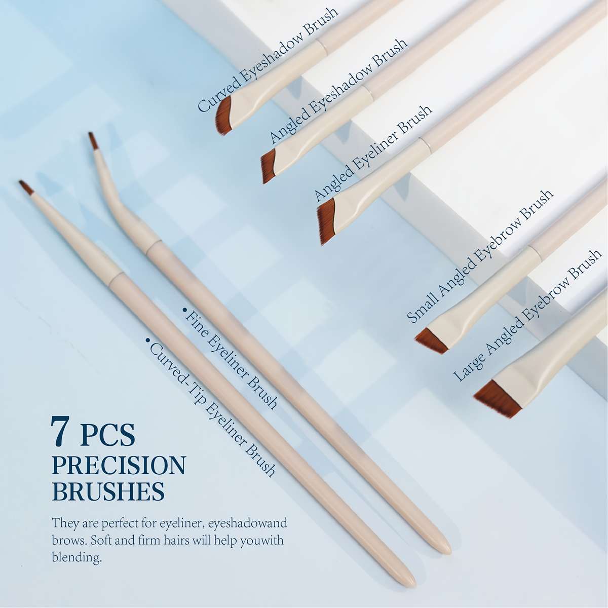 Makeup Brush Set Style 7Pcs Set