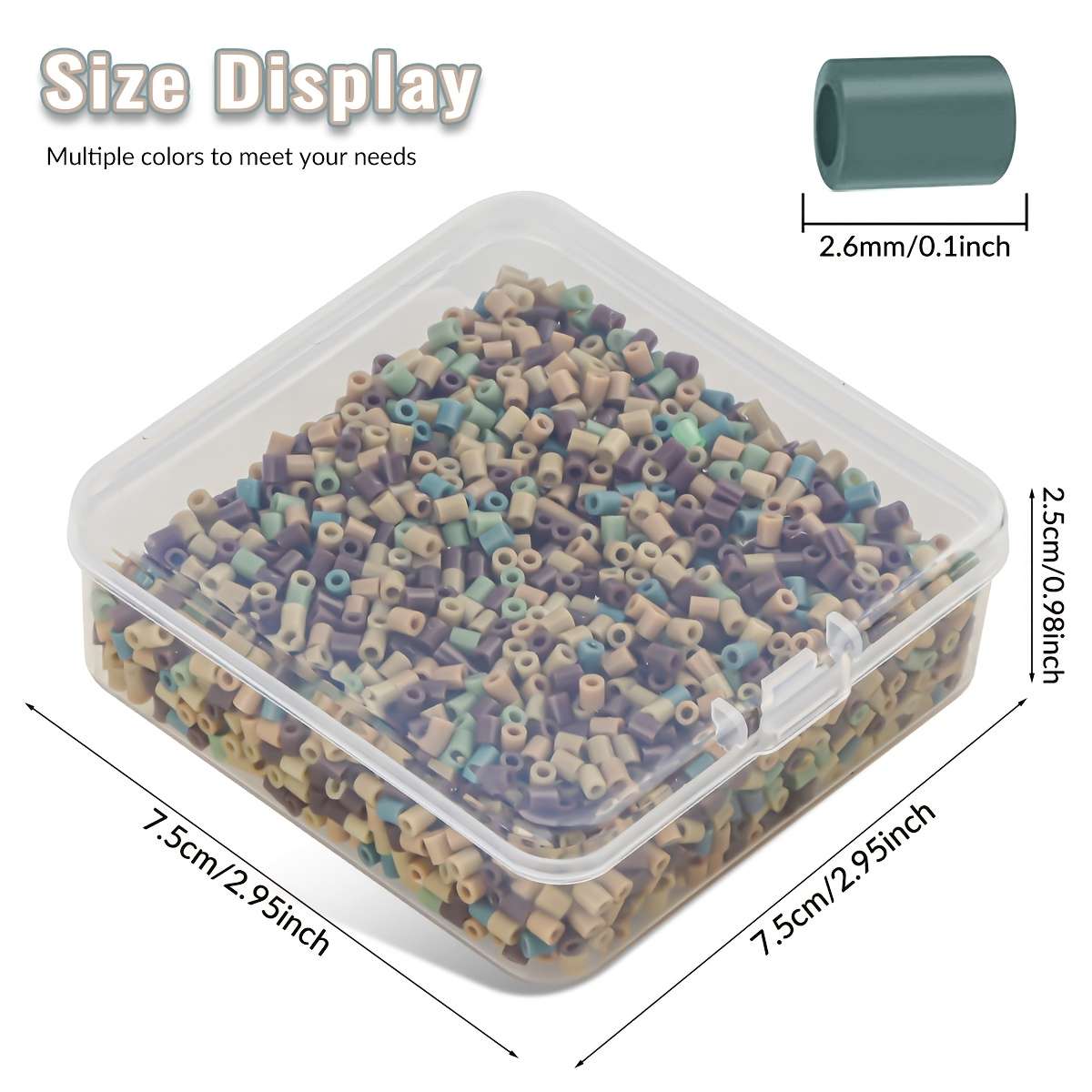 Perler Bead Set Box  Dark Green  M5  3K