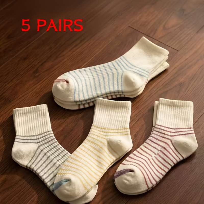 Women S Socks Color Mixed Color5 Pairs Size Onesize