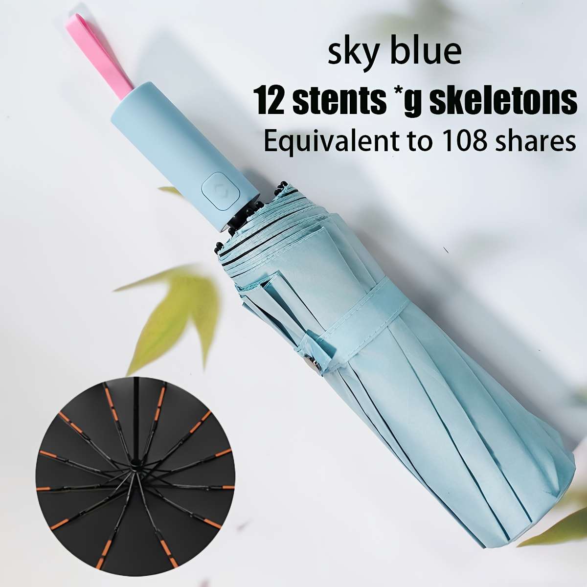 Umbrella Color 12K Dark Blue 33 Automatic Umbrella
