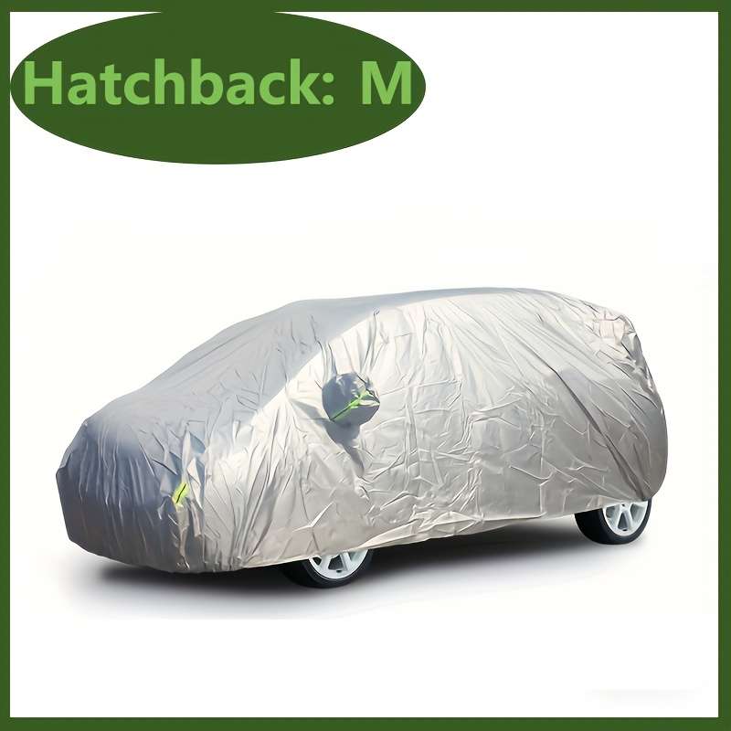 Car Cover Color Silvery Size Hatchback 2M
