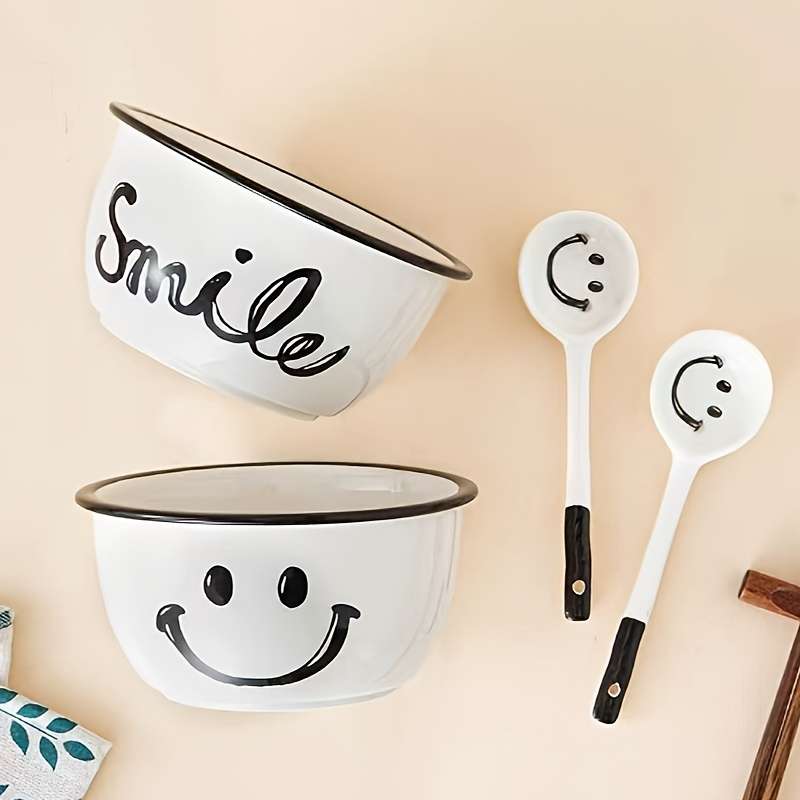 Bowl Items 2Pcs Bowl2Pcs Spoon