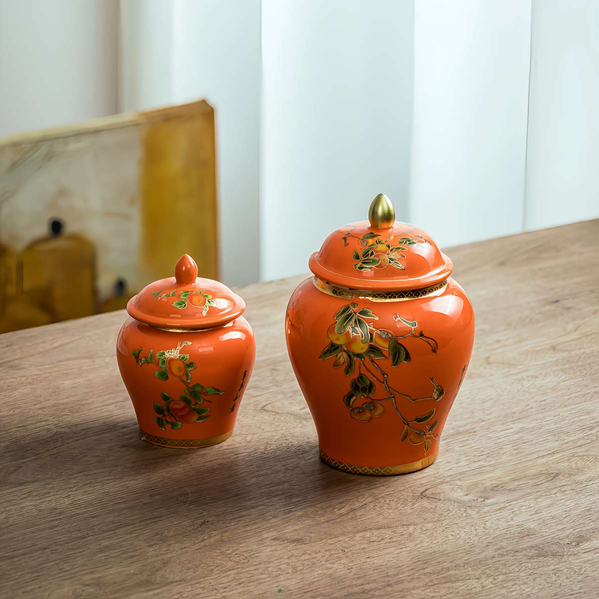 Sealed Jar Style 2 Pack Ceramic Sealed Jar