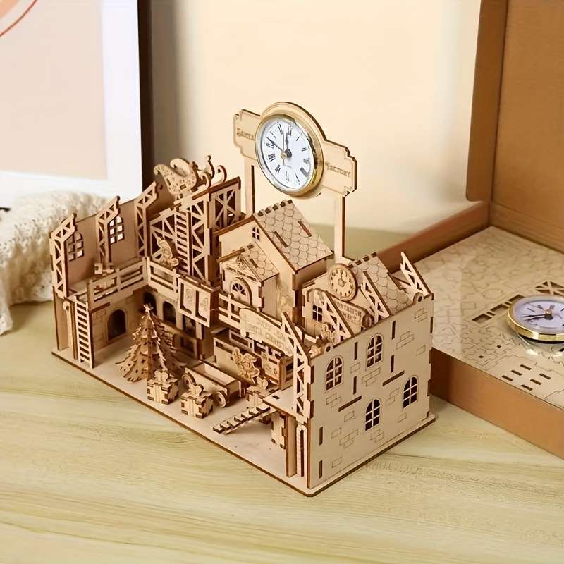 3D Building Model Puzzle Set
