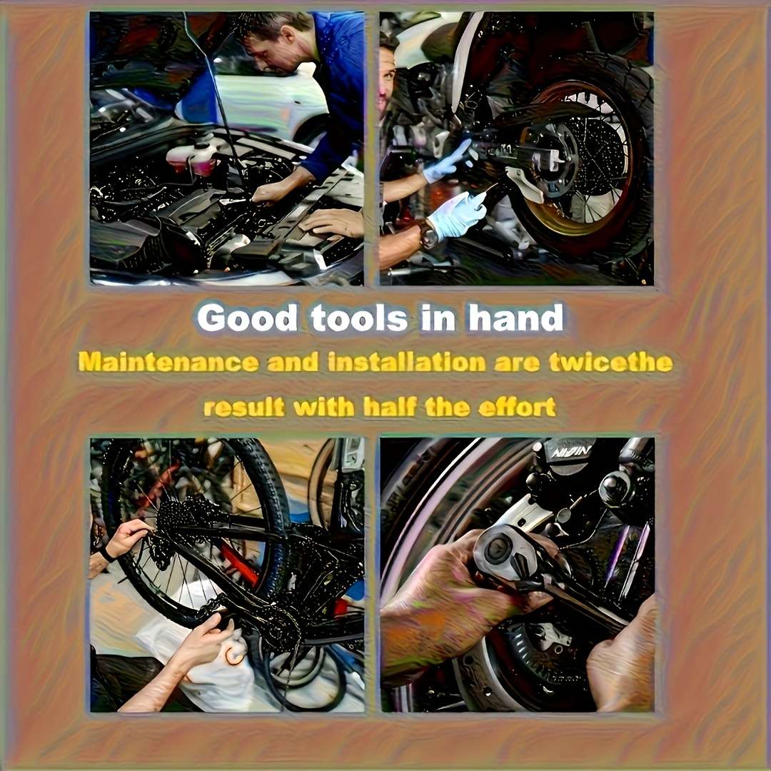 46Pcs Heavy Duty Versatile Professional All One Mechanic Tool Set Equipment