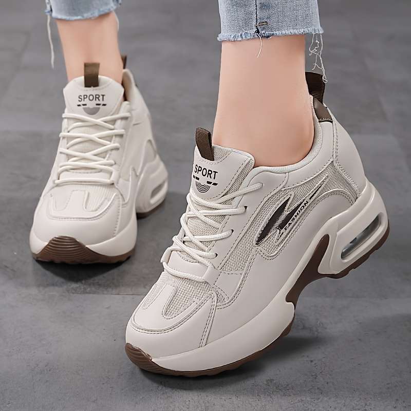 Women S Sneakers Color Rice Coffee Sizeuk 3
