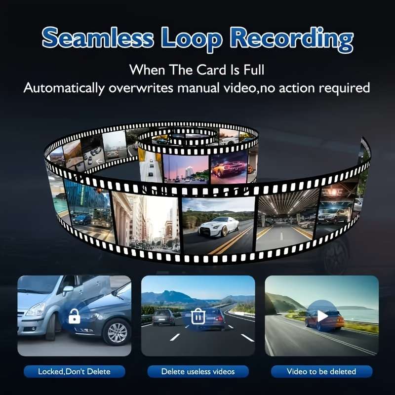 Dashcam Model 2026 Enhanced Edition 4K Dual-Channel Recorder  Add  32G