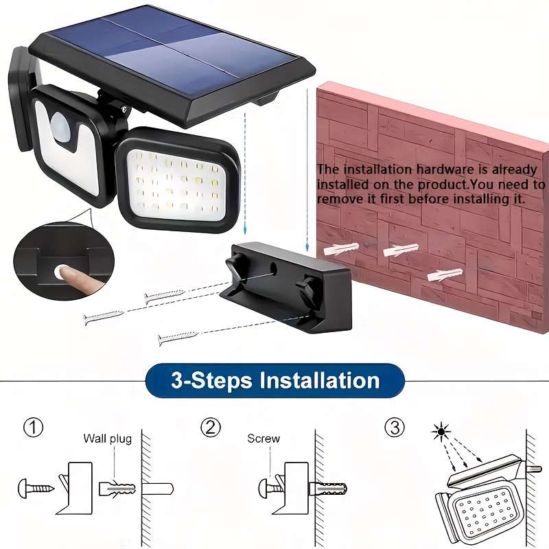 Solar Safety Light Outdoor Solar Light