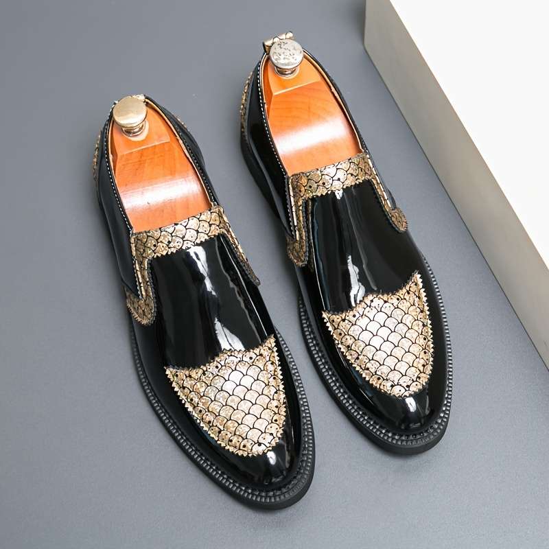 Mens Leather Shoes Color Silvery Sizeuk 7