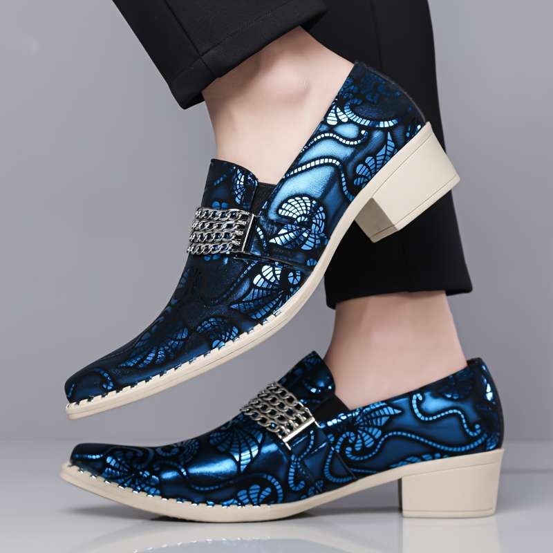 Mens Leather Shoes Color Blue Sizeuk 10.5