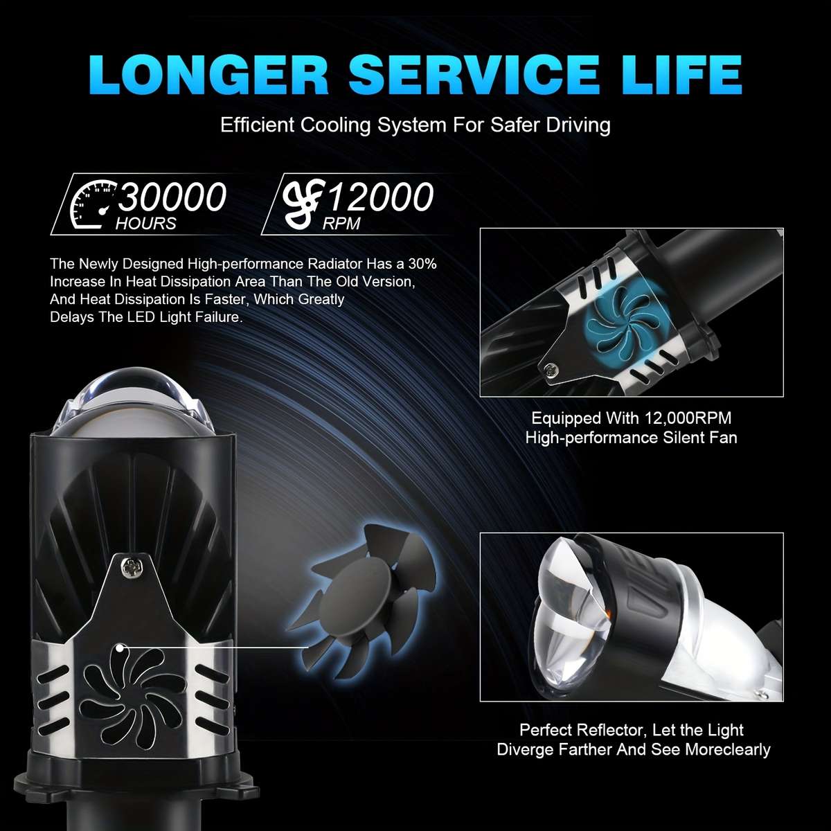 Car Lights Model H4