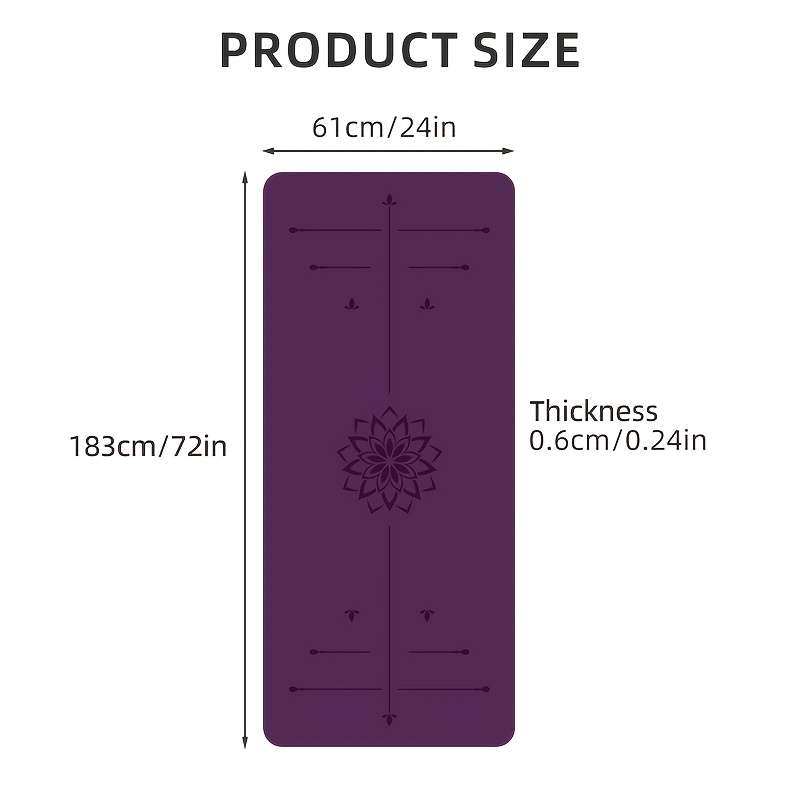 Yoga Mat Purple Pink