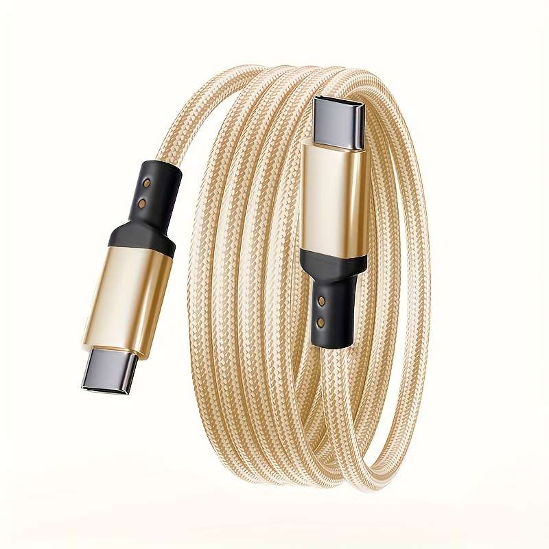 Charging Cable Color Golden Size200Cm 6.5Ft 78.7In