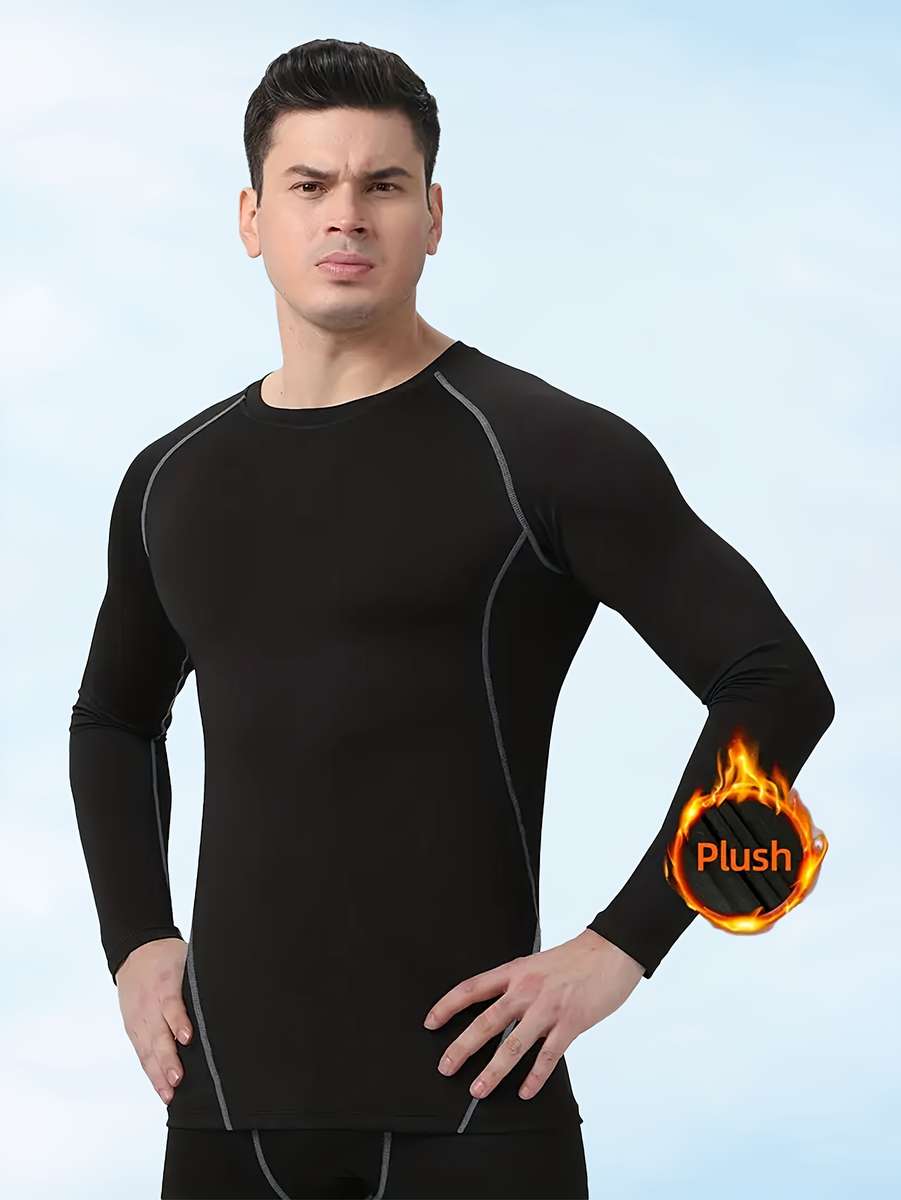 Thermal Underwear Color Black Sizexxl