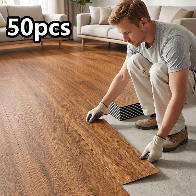 Self Adhesive Floor Stickers Lth8628 50Pcs