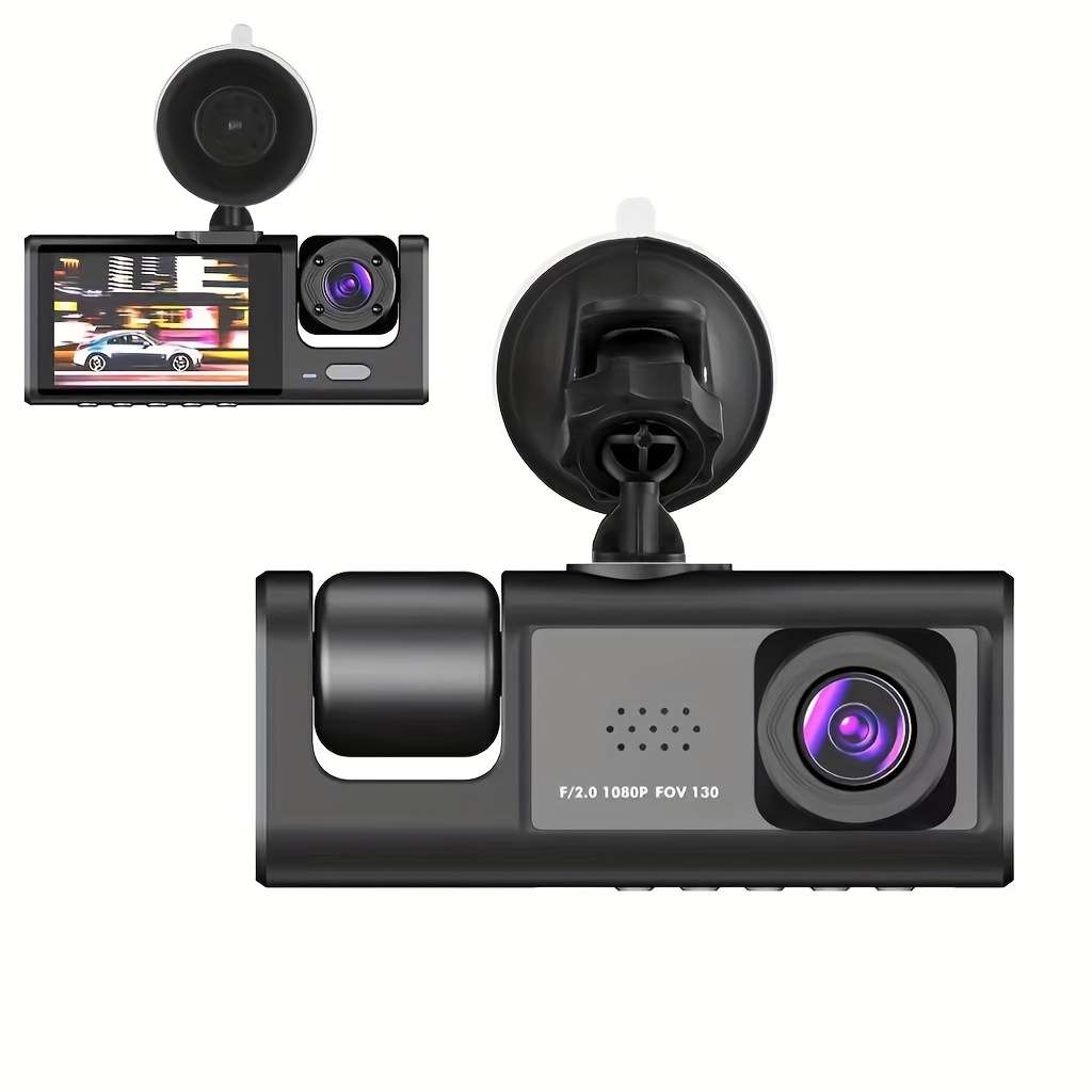 Dashcam Model 3 Lenses Itemsdriving Recorder