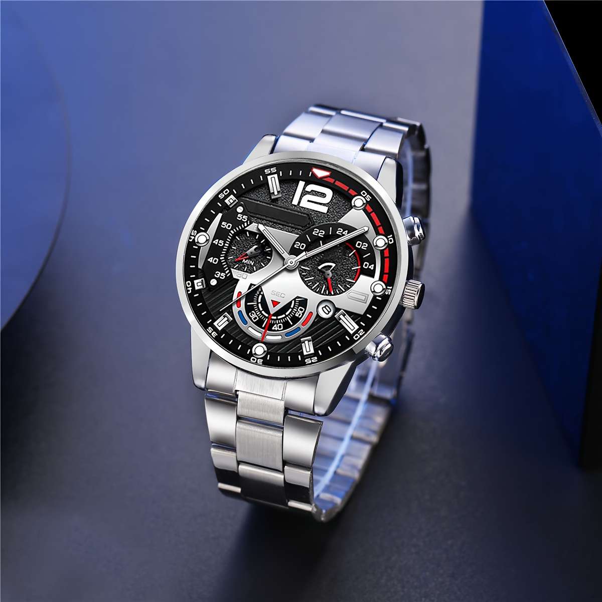 6Pcs Men Fashion Business High End Luxury Exquisite Watch Set Various
