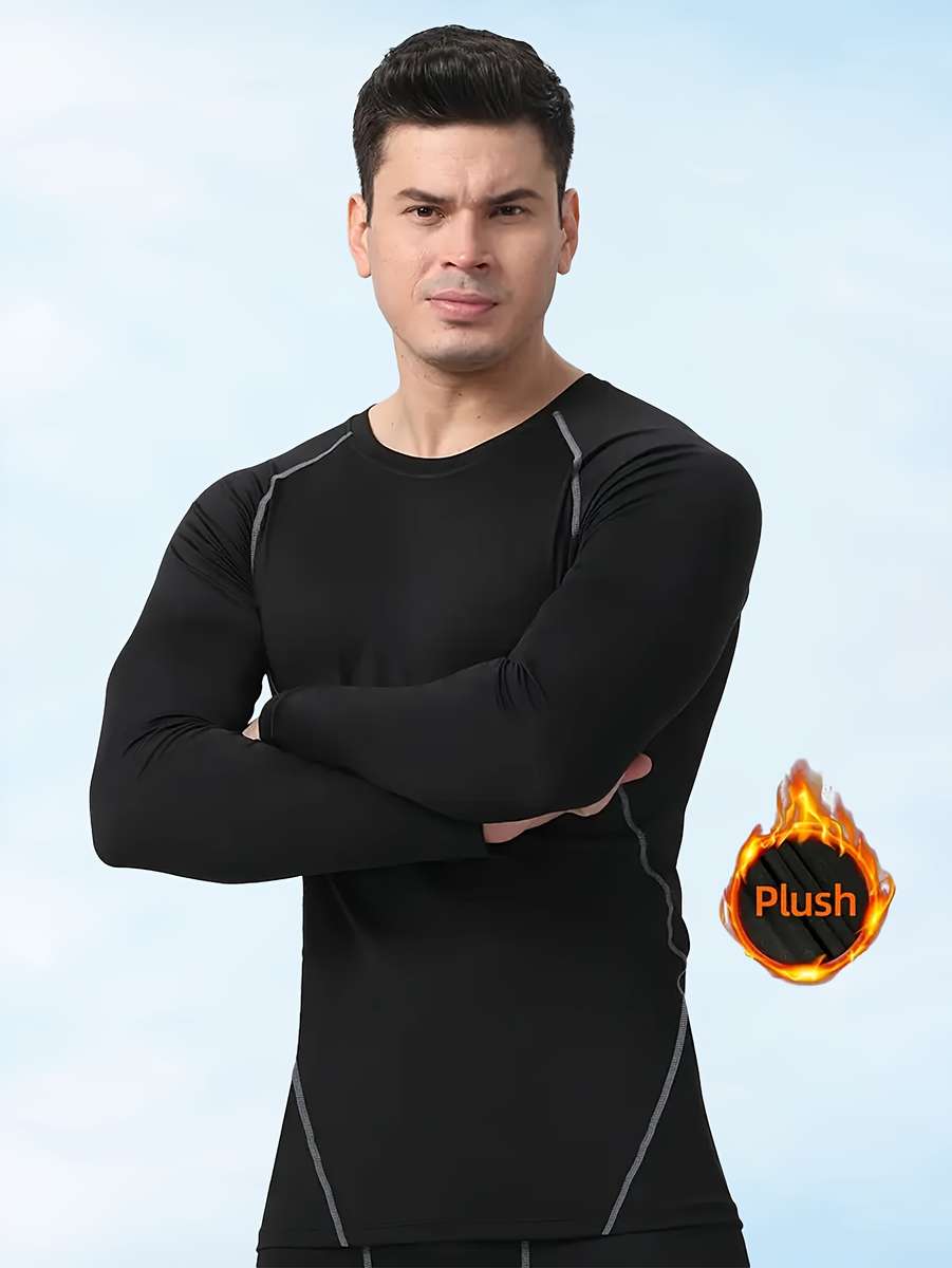 Thermal Underwear Color Black Sizexxl