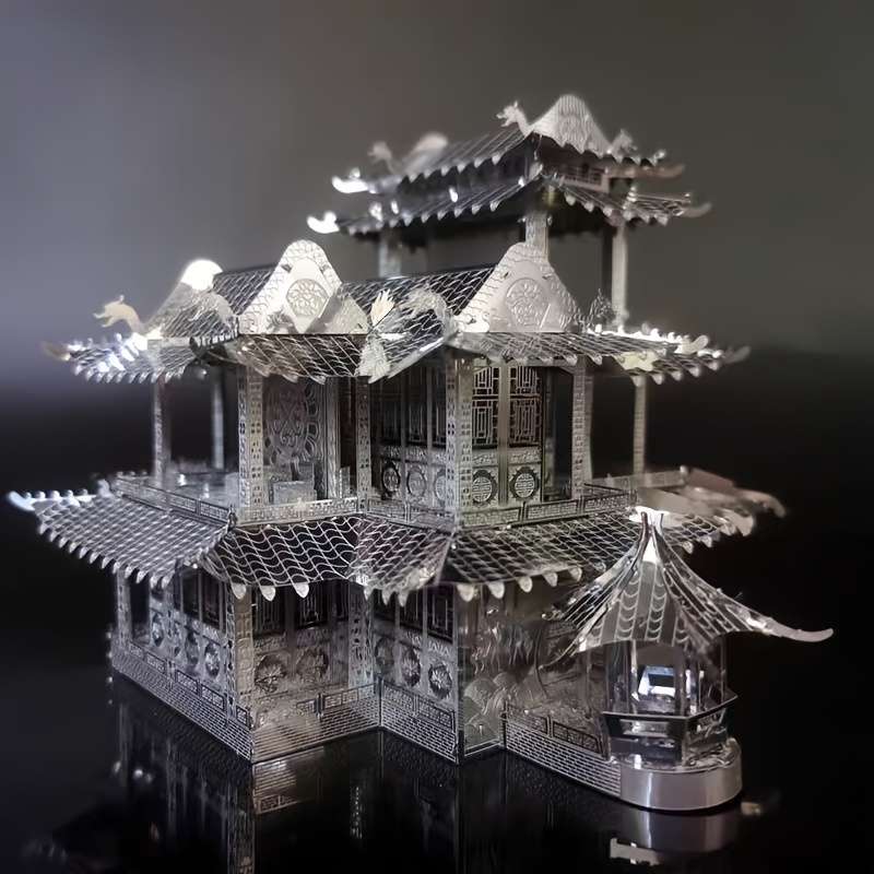 Building Toy Architectural Model Toy Set Items Tianyin Pavilion