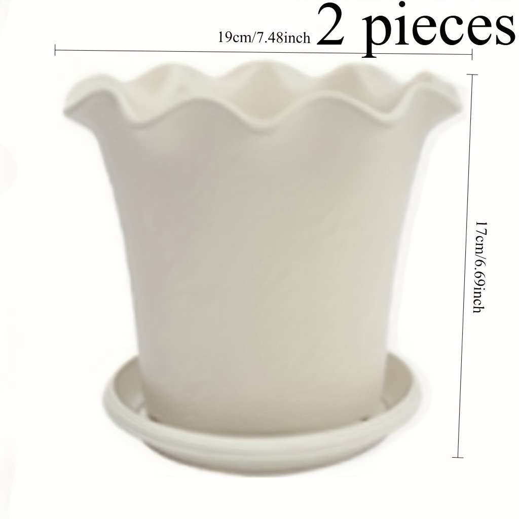 Flowerpot Color Kleiner Blumentopf  Sockel * 2