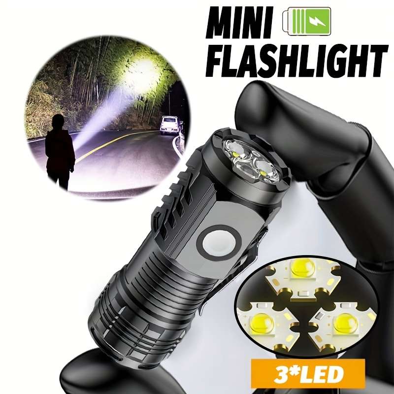 Portable Lamp Items Black Flashlight