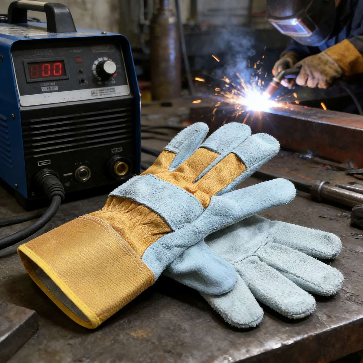 Work Gloves Color Multicolor