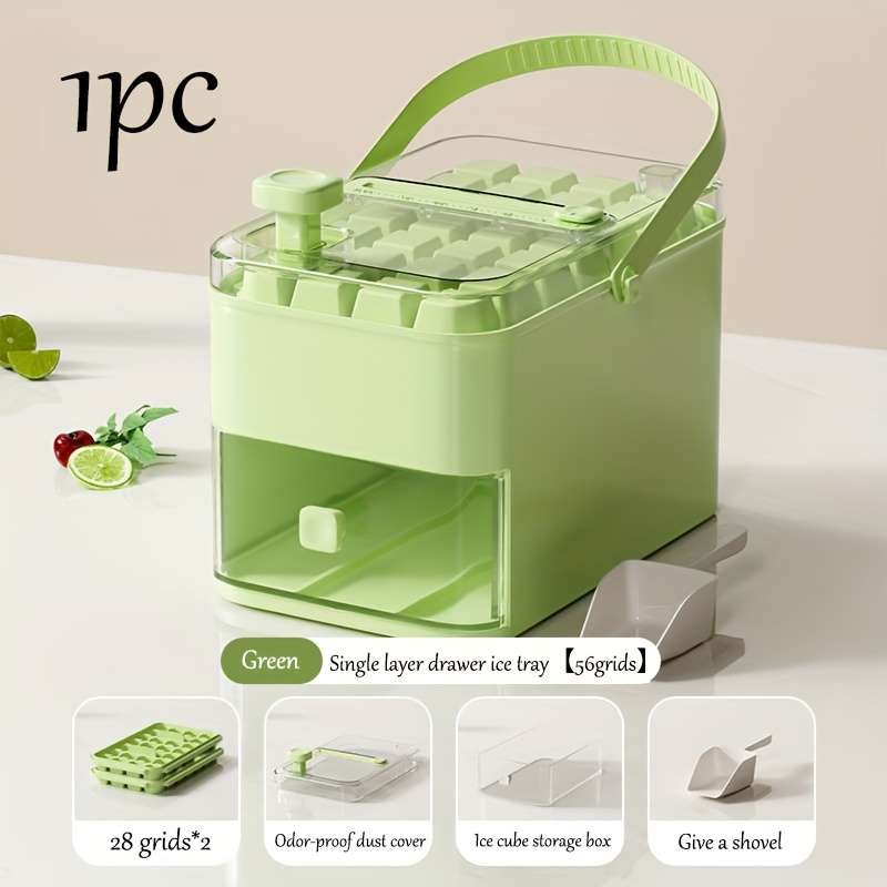 Sleek Portable Foodgrade Flexible Press Type Ice Cube Daily Beverage Use