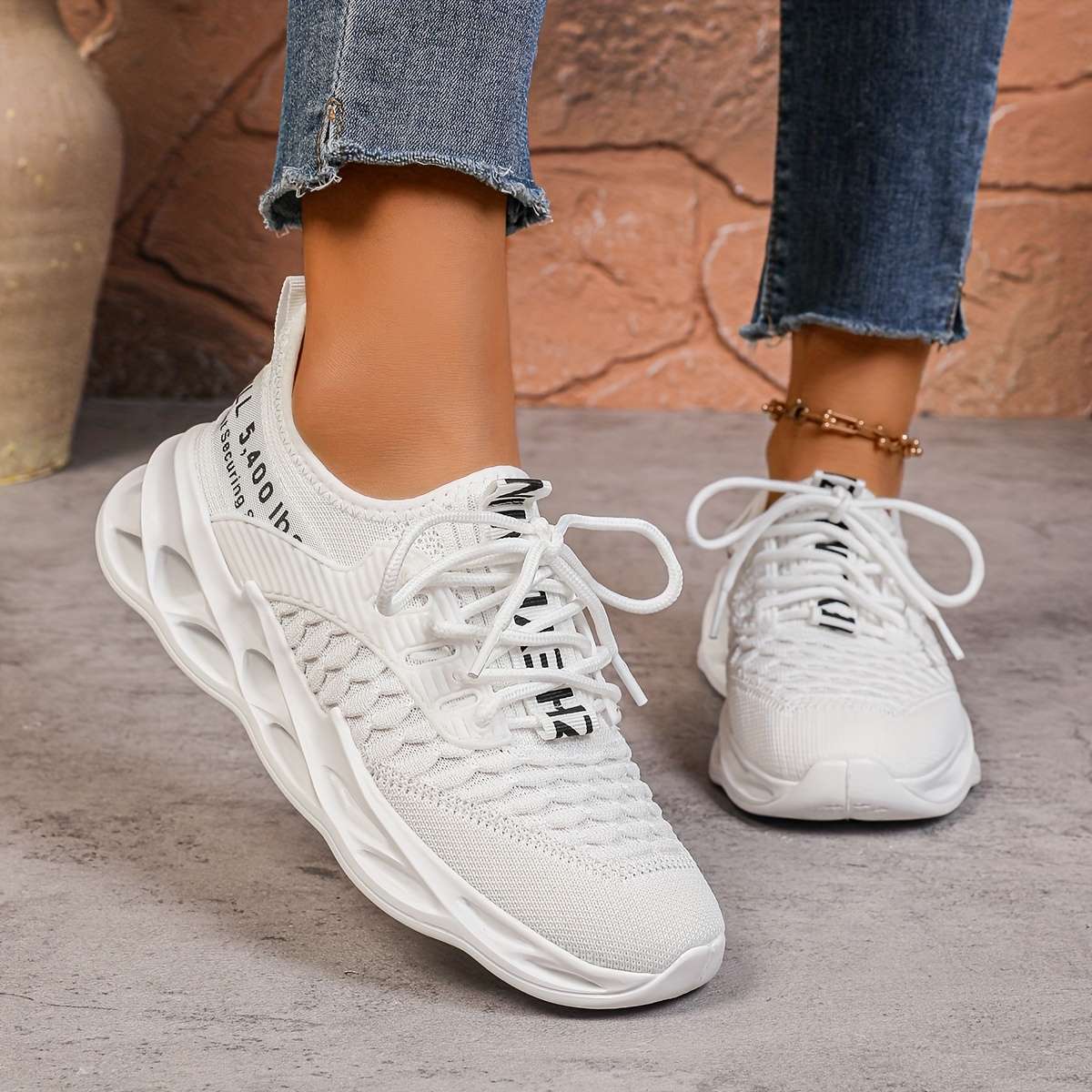 Sneakers Color White Sizeuk 9