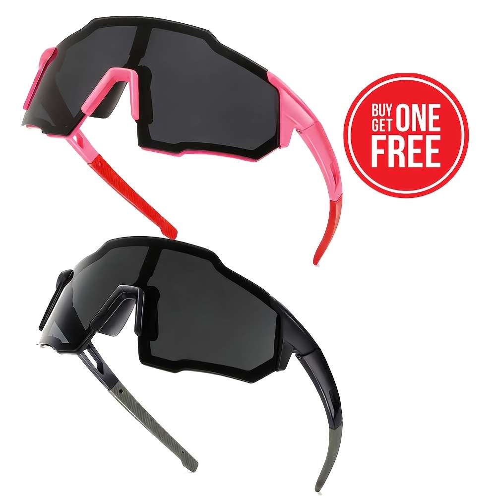 Cycling Glasses Color Pink Gray Black