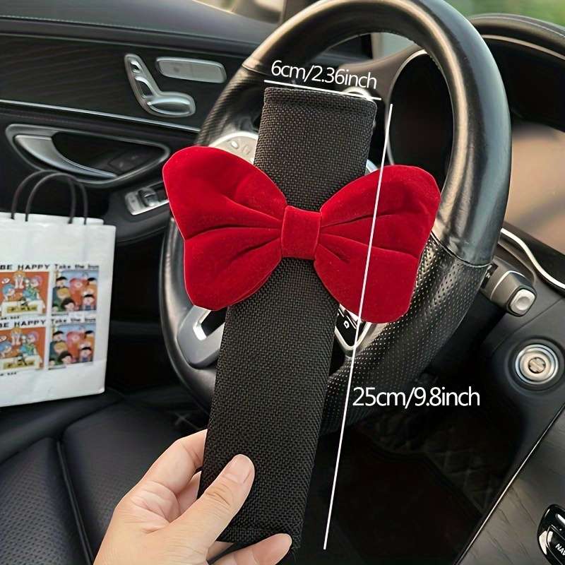 Car Seat Belt Covers 2Pcs Pink B