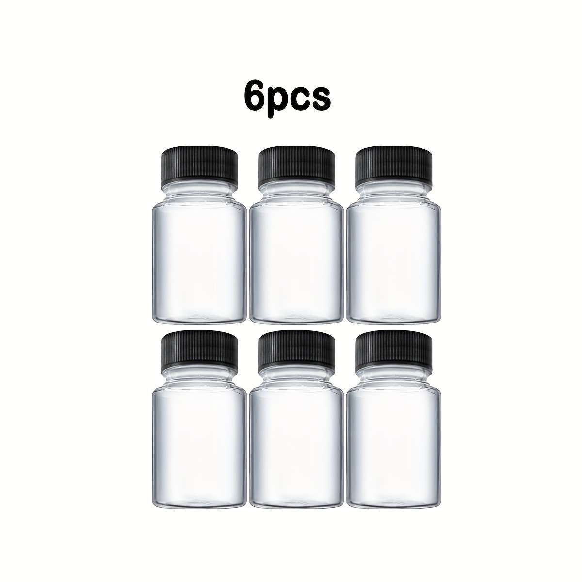 Water Cup Color White Lid 6Pieces