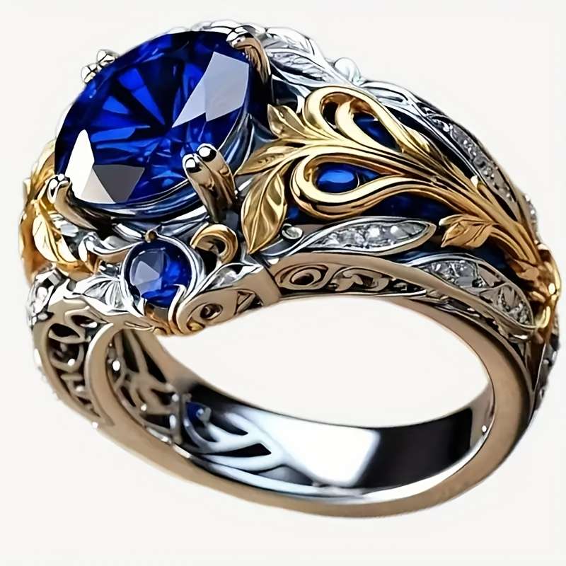 Vintage Fashion Comfort Fit Stackable Ring Size 7