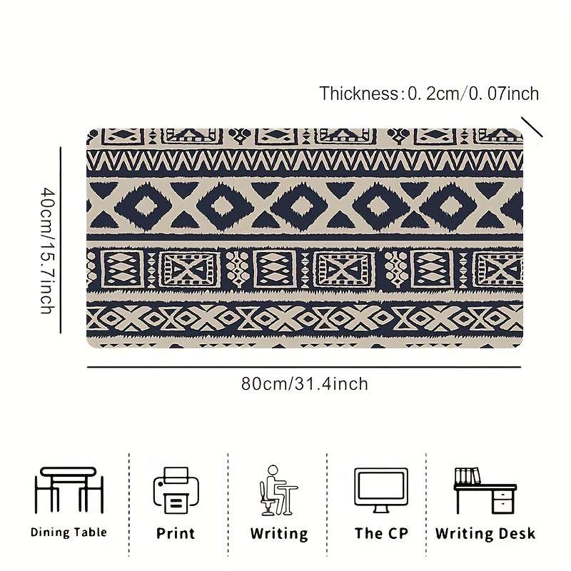 Mouse Pad Size 31.4X15.7Inch