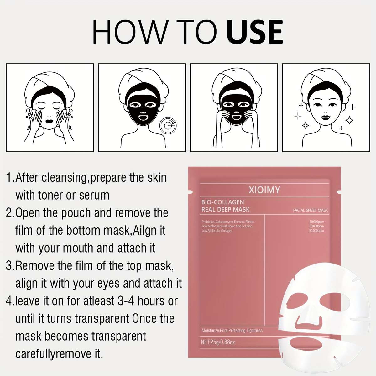 Facial Mask Model 3Pcs