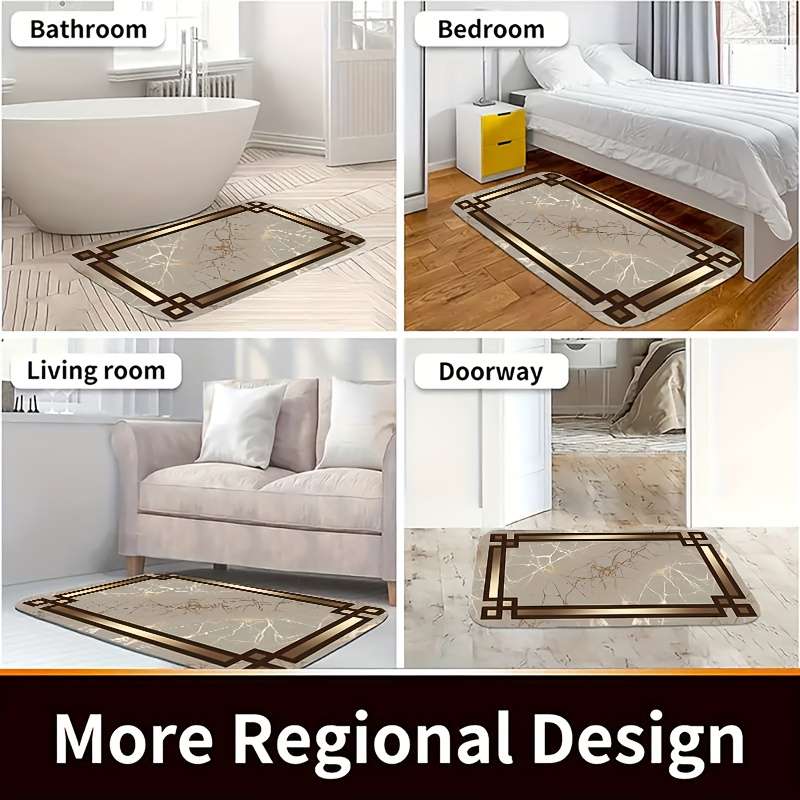 Floor Mats Items 4 Piece Bathroom Set